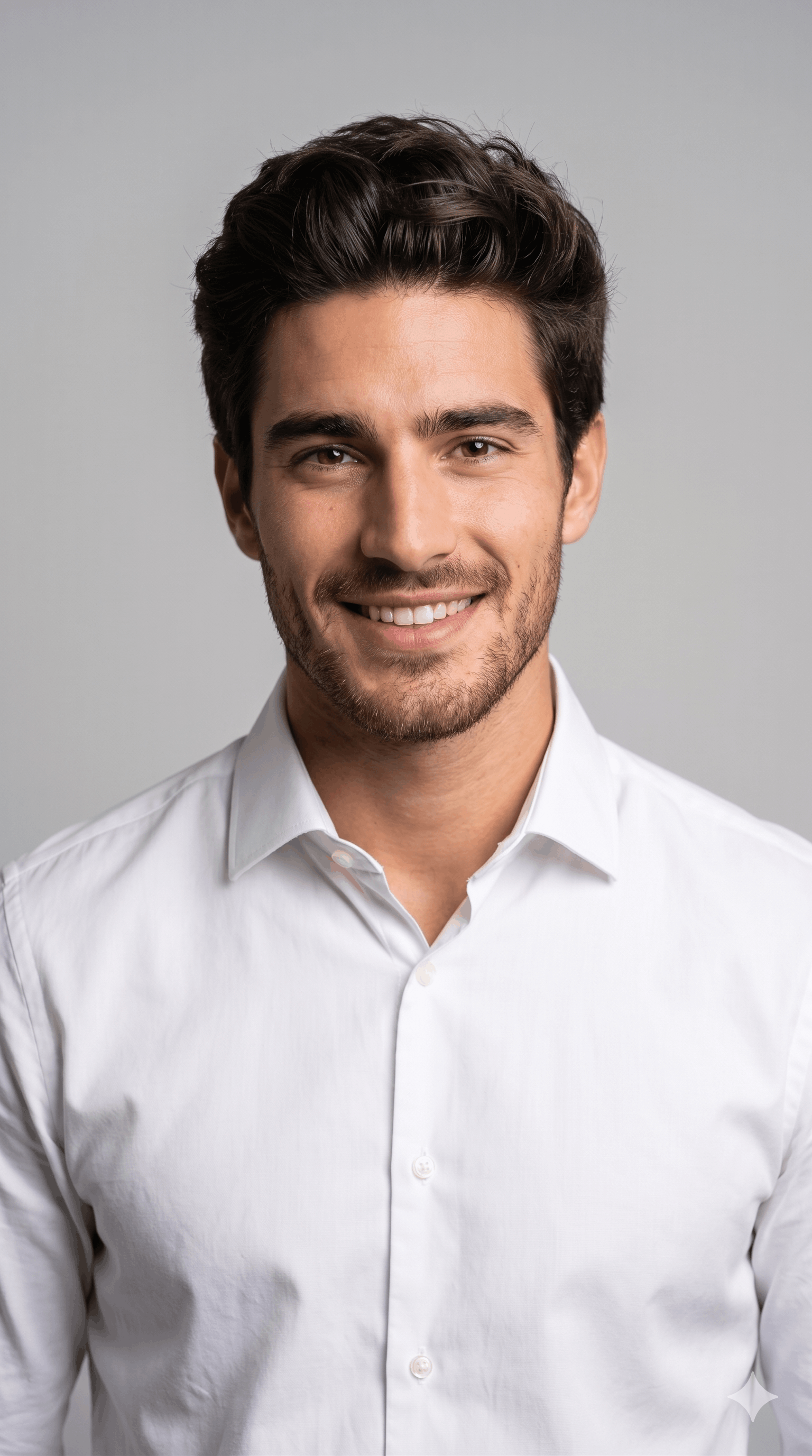 Clean Corporate Profile Portrait