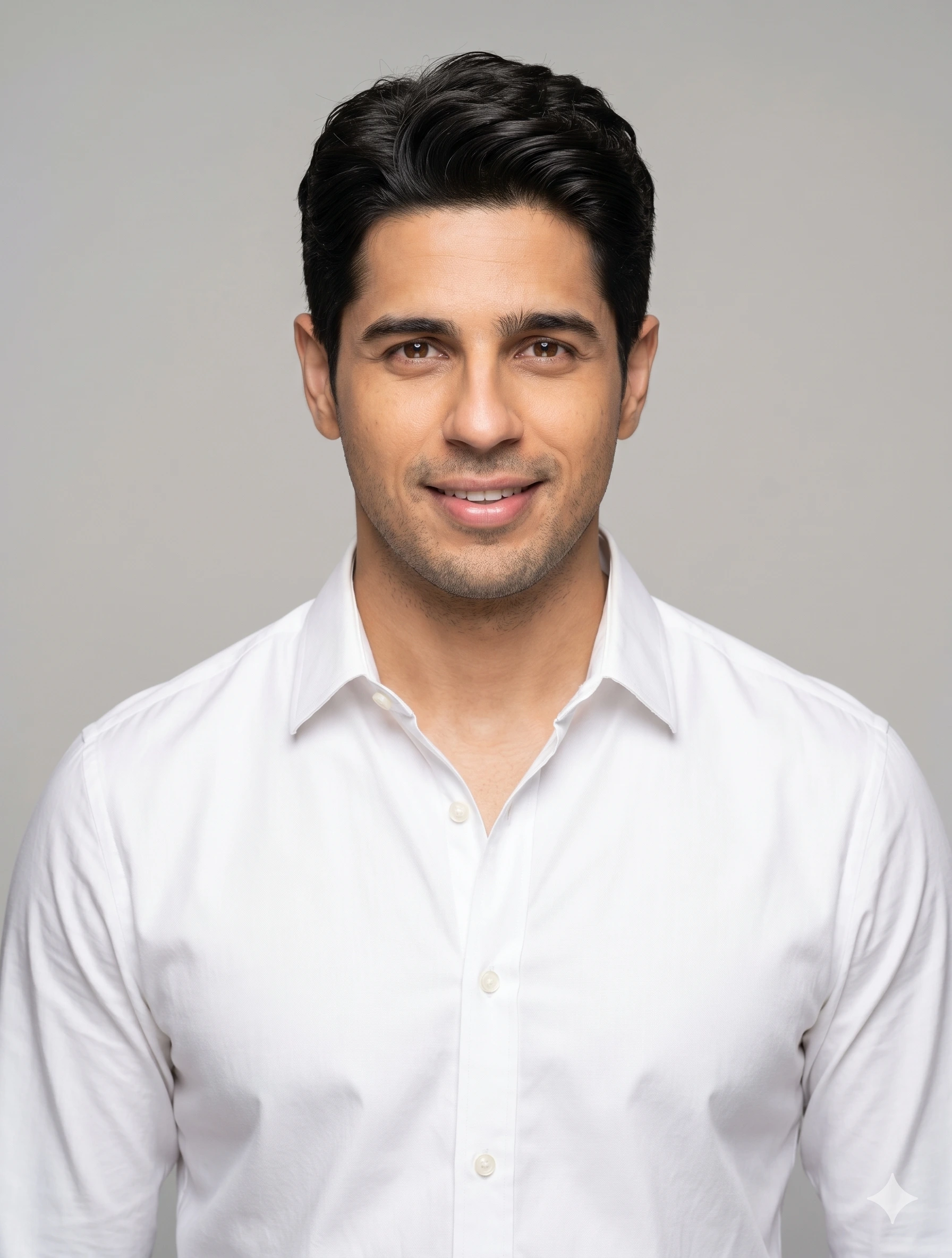 AI generated image corresponding to Clean Corporate Profile Portrait prompt