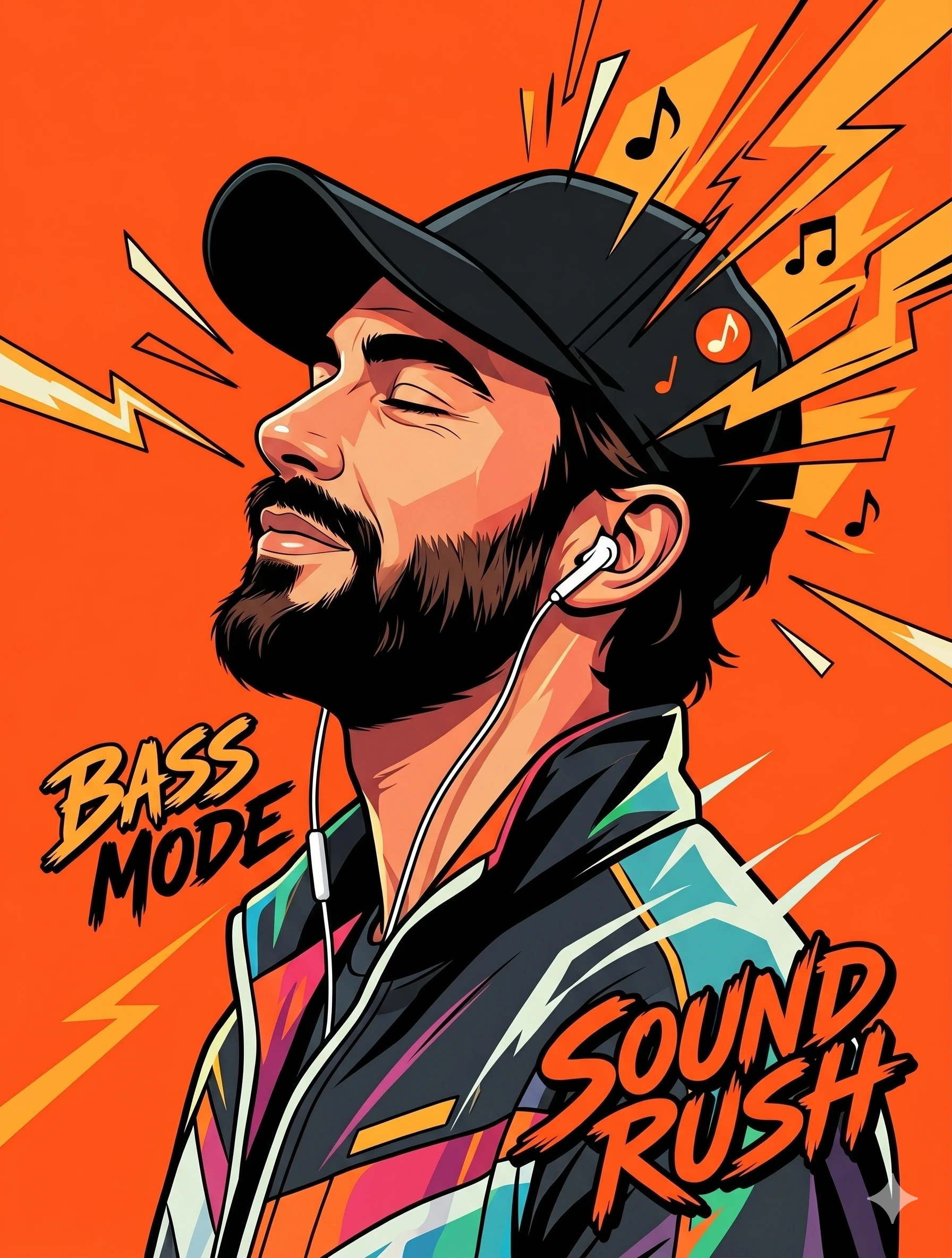 AI generated image corresponding to Modern Vector Music Illustration prompt